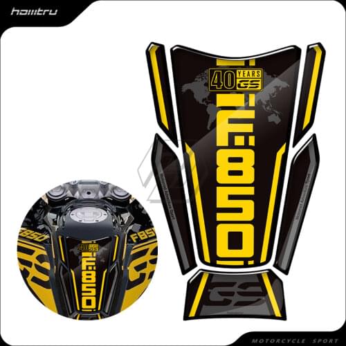 Motorcycle Tank Pad Protector Sticker Case for BMW F850GS Adventure 40 Year Decals 2019-2021