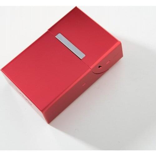 New Holds 20 Cigarettes Box ,metal Cigarette Case Fashion Cover Portable Man/Woman Cigarette Box Sleeve Organizer