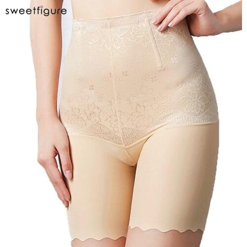 New Casual Wome High Waist Underwear Safety Woman Panties Shapewear Hips Slimming Calcinha Lingerie Soft Briefs Seamless