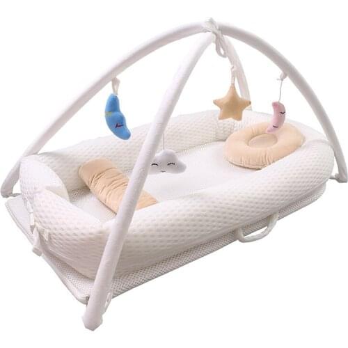 Portable Bed-in-Bed Newborn Bionic Crib Uterine Bionic Comforting Bed Baby Bed Pressure-proof and Light Washable