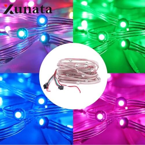 50x Pre-soldered WS2812B SK6812 RGB LED Heatsink ic Built-in RGB DC5V LED Chip & Heatsink LEDs 5V 5050 RGB Led Line Chips
