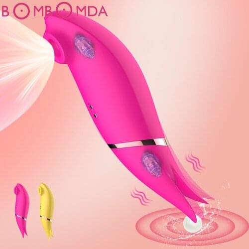 Sucking Vibrator Clit Nipple Sucker for Women Men Dildo Clitoris Stimulator Pussy Oral Blowjob Etotic Sex Toys for Adults Couple