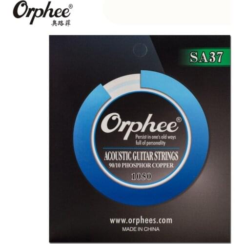 Orphee SA37 010-050 Acoustic Guitar Strings 90/10 Phosphor Copper Hexagonal Core Nickel Alloy guitar parts accessories