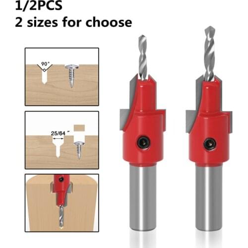 1-2pcs 10mm Shank Dia.3mm Drill Bits Wood Hole Saw Forstner Bit Woodworking Opener Wooden Cutter for Hinge Window Alloy Lock