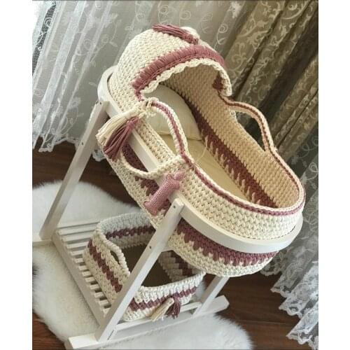 Knit poufs, rugs, chunky blankets, newborn baby baskets