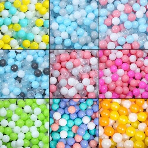 100pcs Colors Baby Balls Water Pool Ocean Wave Ball Eco-Friendly Pit Soft Kids