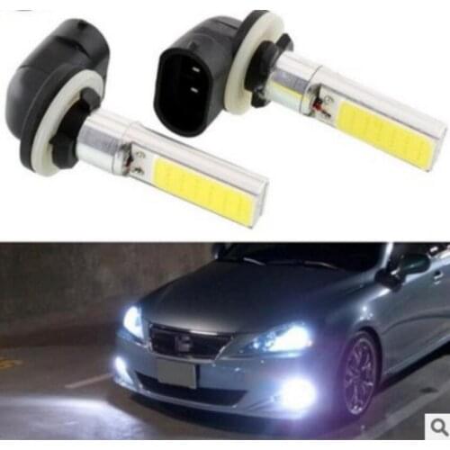 2pcs 881 880 H27 H3 T15 T10 High Quality LED Auto Fog Lamp Car Fog Light Bulbs Foglamps 6000K White