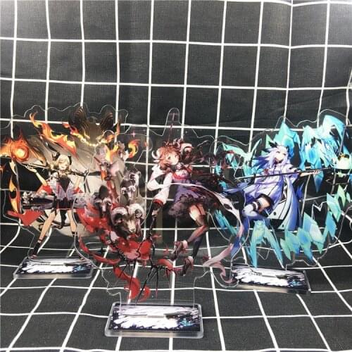Anime Arknights Acrylic Figure Stand Model Anime Desk Decoration Collection Plate Holder Cosplay