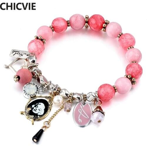 CHICVIE Pink Bracelets