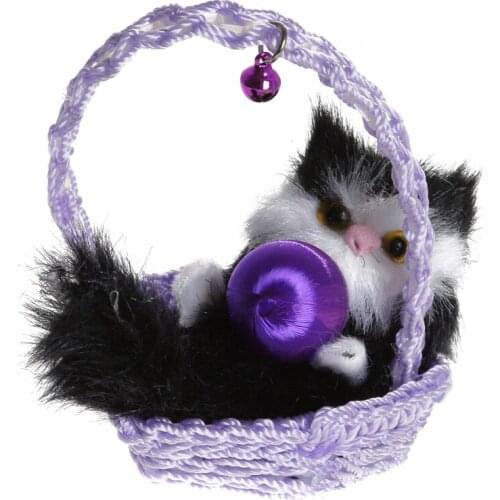 Multi Cute Collectible Classic Plush Animal Toy Basket Exquisite Home Tabletop Decoration Craft Toys Gift Children Kids