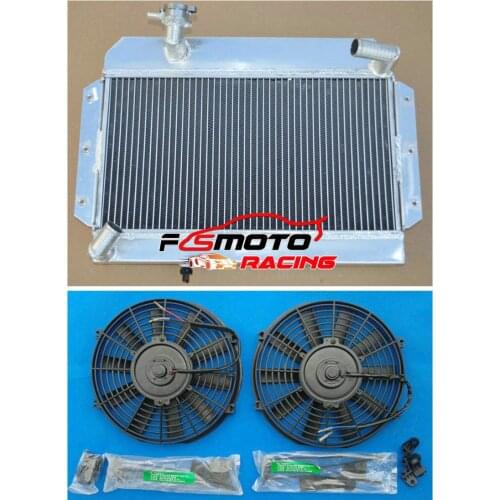 For ROVER MG A MGA 1500 1600 Twin Cam Mark II De-Luxe 1622 cc MT 1955-1962 1.5/1.6L I4 KIT 58 59 60 61 62 radiator&fan