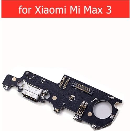 For Xiaomi Mi Max 3 USB Charger Connector Flex Cable USB Charging Dock PCB Board Flex Cable Repair Parts