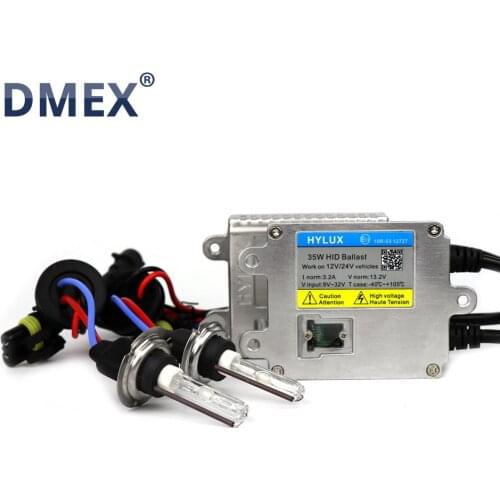 DMEX 12V 24V 35W AC Fast Start D2H HID Kit Xenon HID Kit 4300K 5000K 6000K 8000K with Hylux A2088 Ballast & Cnlight Xenon Lamps