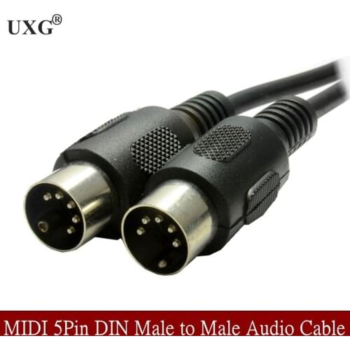 1M 1.5M MIDI 5Pin DIN Male to Male Audio MIDI AT Adapter Cable For MIDI Keyboard,MIDI Extension Cable