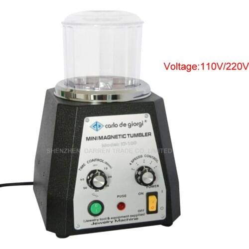 KT100 Mini Magnetic Tumbler,Magnetic polishing machine,diamond polishing tumbler,gemstone polishing tumbler