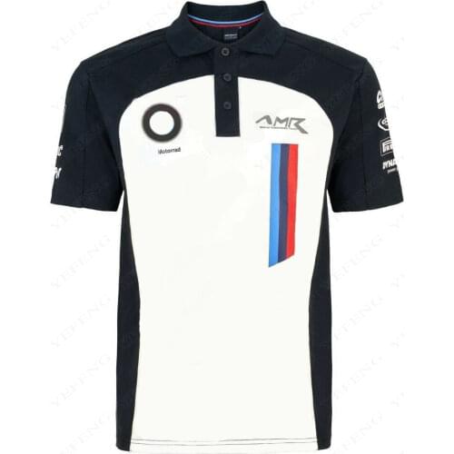 Hot Sale New For BMW Motorrad Motorsport Motorcycle Superbike Racing Team Moto GP Scooter Motocross Summer Breathable Polo Shirt