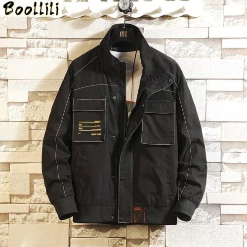 Boollili 2020 Spring Autumn Jacket Men Plus Size Coat Korean Streetwear Mens Jackets and Coats Casaco Masculino