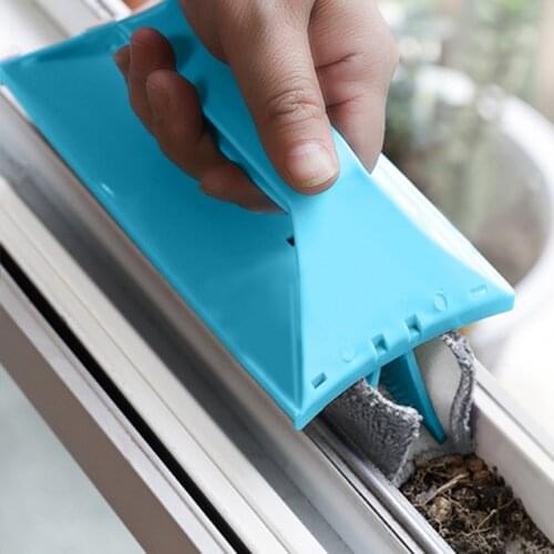 2021 New Window Grooves Cleaning Tools With Handle Antislip Brush Head Multipurpose Innovative For Cleaning Door Window Slides