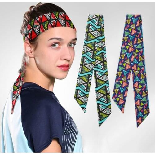 Summer Fashion Printed Women Hair Band Sports Harajuku Fitness Girls Yoga HeadBand Outdoor Cycling Running Sweatband For Female