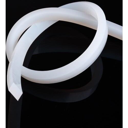 5M Length High Temperature Resistance Silicone Rubber Strip Silica Gel Seal Strip 6*8mm 6*10mm 6*15mm 8*10mm