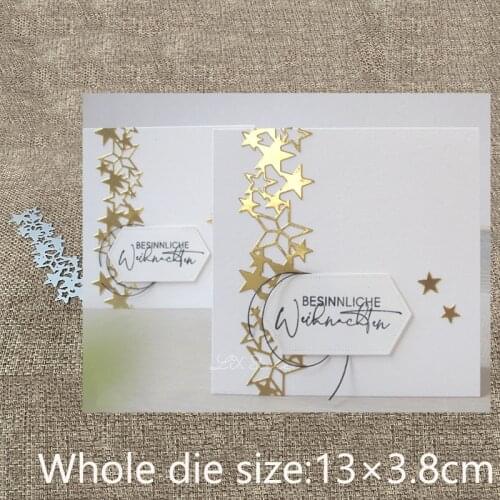 New Design Craft Metal stencil Cutting Dies star stripe decoration scrapbook die cuts Album Paper Card Craft Embossing