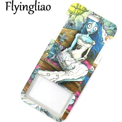 Corpse Bride Credit Card ID Holder Bag Student Women Travel Card Cover Badge Gifts Accessories Work Name Card Holder Gifts