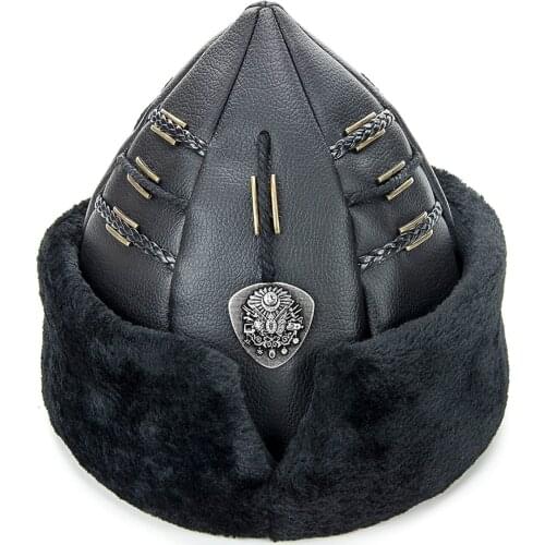 Winter Cold Fur Hat Beret Army Pilot The Bork Men Snow Resistant Power On Your Head Leather Long Time Usage