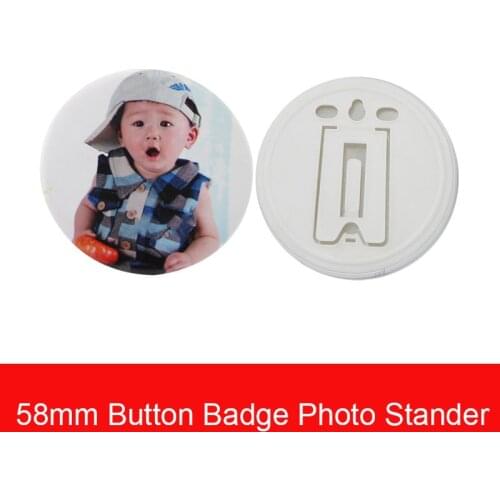 100pcs 58mm button badges photo stander DIY blank material parts supplies