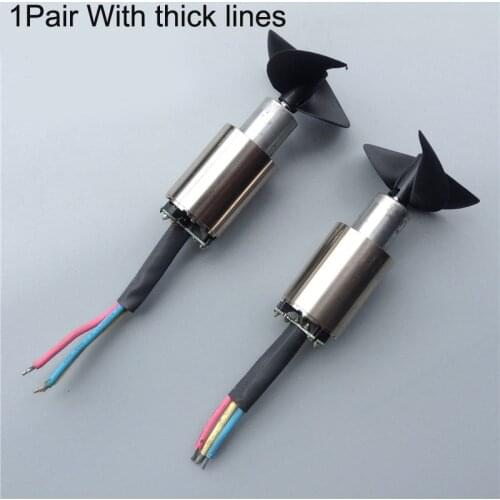 1Pair High Power Underwater Thruster 300W Brushless Motor Propeller CW CCW with 5mm Shaft Parts for RC Tug Boat Model
