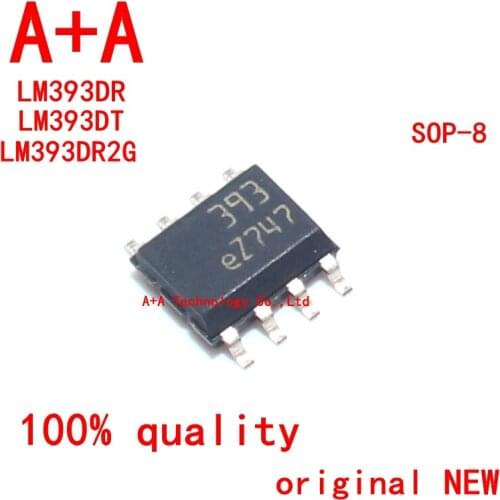 20PCS LM393DR SOP8 LM393 SOP-8 SOP LM393DT LM393DR2G SMD new and original