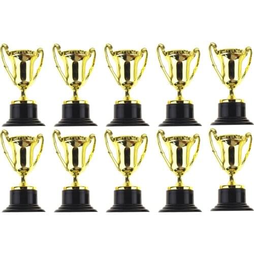 20Pcs Reward Trophies Award Cups School Rewarding Supplies (Golden)