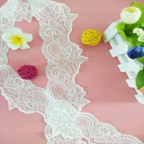 70mm 5yard Lace Ribbon Lace Trim Wedding Decoration Handcrafted Embroidered Sewing DIY Material Tablecloth decorative lace