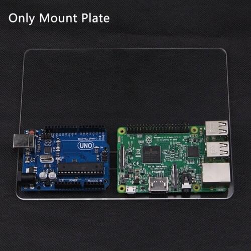 Raspberry Pi 3 Acrylic Mount Plate DIY Prototype Platform for Raspberry Pi 3 Model B+ for UNO R3