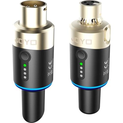 JOYO MW-1 5.8GHz Wireless Microphone System Plug-on Rechargeable Wireless Transmitter Receiver For Effector Dynamic Microphone