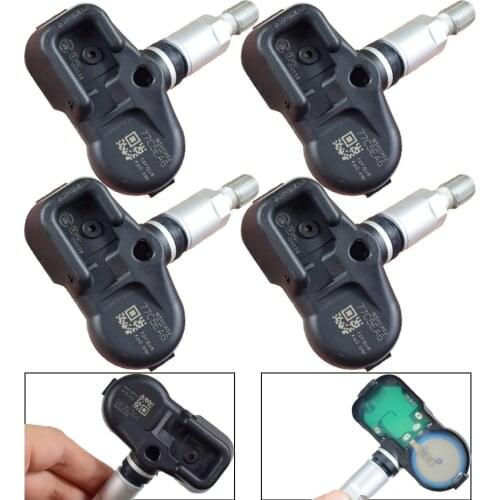 4Pcs Tire Pressure Monitoring Sensor 42607-33021 315MHz TPMS Sensor For Toyota Tacoma Venza Yaris Scion iQ xB tC xD Lexus