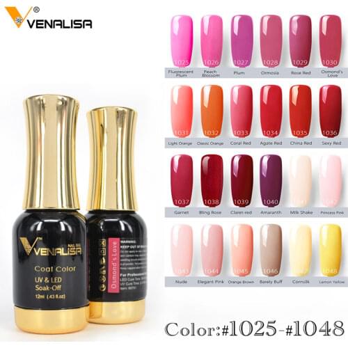 2020 Hot Sale Venalisa Gel Enamel Nail Polish Long-Lasting Soak-off Nail Polish Gel Polish 12ml 111 Colors Optional Nail Polish
