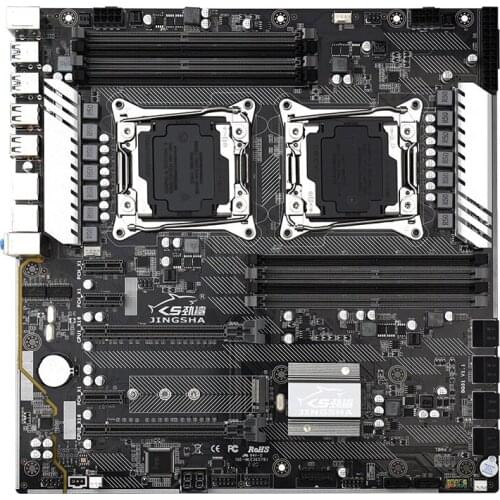 JINGSHA X99-F2 Dual-Channel Computer Motherboard Support LGA2011-3 V3/V4 CPU Desktop Server DDR4 256GB Memory Game Motherboard