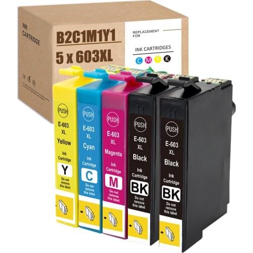 603 XL Ink Cartridge Compatible for Epson 603 603XL for XP-3100 XP-3105 XP-2100 XP-2105 XP-4100 XP4105 WF-2810 WF-2830 WF-2835