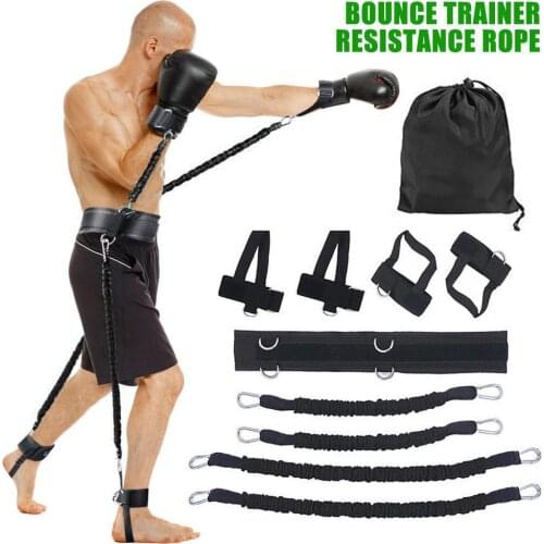 Resistance Band Set Boxing Training Resistance Bands Trainer for Boxing Basketball JumpTraining Supplies