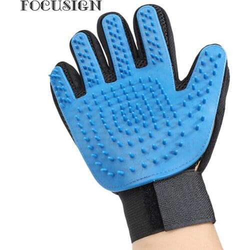 Massage Pet brush Glove Shedding Tool Brush Efficient Pets Grooming Glove Dog Cat cleaning Supplies Dog Glove Pet products