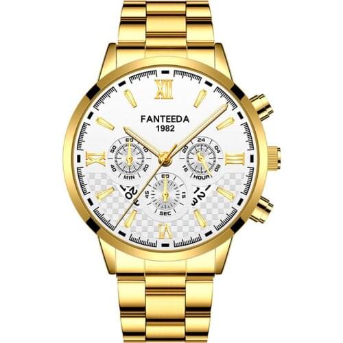 2020 Fashion Watches Men Stainless Steel Casual Relogio Masculino Saat Quartz Analog Date Business Wristwatch Dropshipping Watch