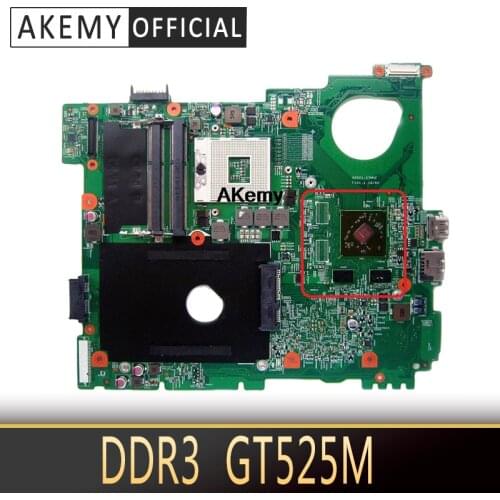 N5110 For DELL inspiron 15R N5510 CN-0J2WW8 0J2WW8 HM67 DDR3 GT525M 1 GB GPU original motherboard Teste original de 100