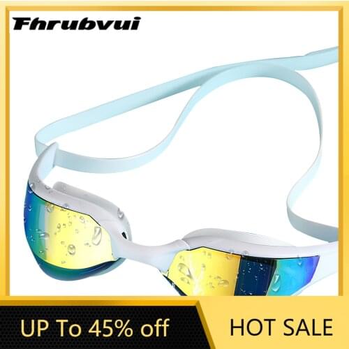 2021 New Anti Fog UV Coated Swimming Goggles for Men Women Professional Racing Swimming Glasses Adjustable Eyeglasses