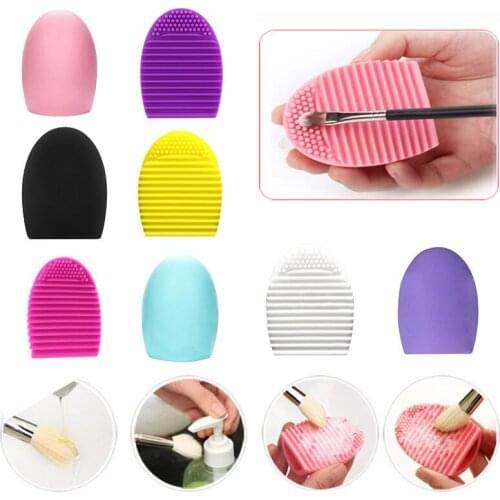 2017 Popular Silicone Brush Cleaning Egg Brush egg Cosmetic Brush Cleanser Make up Makeup Brush Cleaner Clean tools