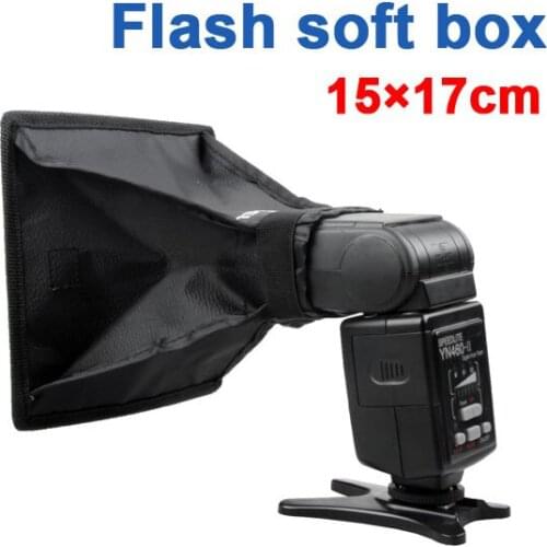 Silver Reflector Flash Diffuser Softbox Professional Mini Photo Diffuser Soft Light Box for Canon Nikon Sony Camera