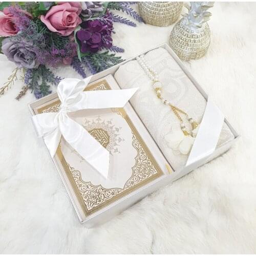 Azra Series Cream muslim gift muslim prayer rugs islamic gift rugs baskets muslim hadiat FREE SHİPPİNG