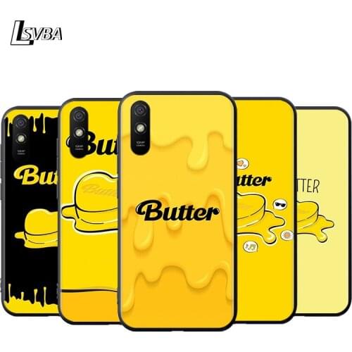 Butter Yellow Korea Silicone Cover For Xiaomi Redmi K40 K30i K30T K30S K30 K20 10X Ultra Pro Black Soft Phone Case Shell