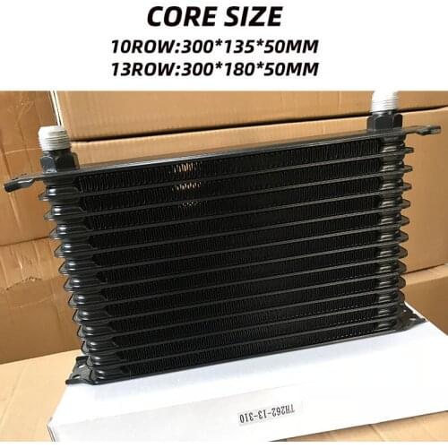 UNIVERSAL 10ROW/13ROW AN10 -10AN ENGINE TRANSMIS OIL COOLER TRUST TYPE TH262-10-310/TH262-13-310