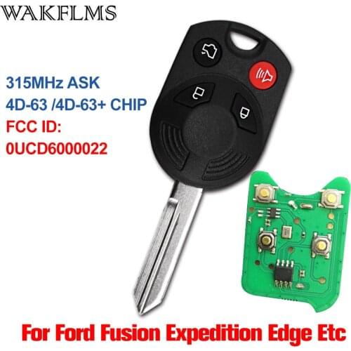 0UCD6000022 Original Genuine Shape For Ford Mustang Fusion Expedition Dege Taurus X Flex 2006 2007 2008 2009 2010 Remote Car Key