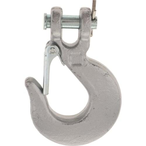 1/4 Inch Silver Half-Linked Winch Hook /Latch For ATV UTV Winches 3000 Lbs